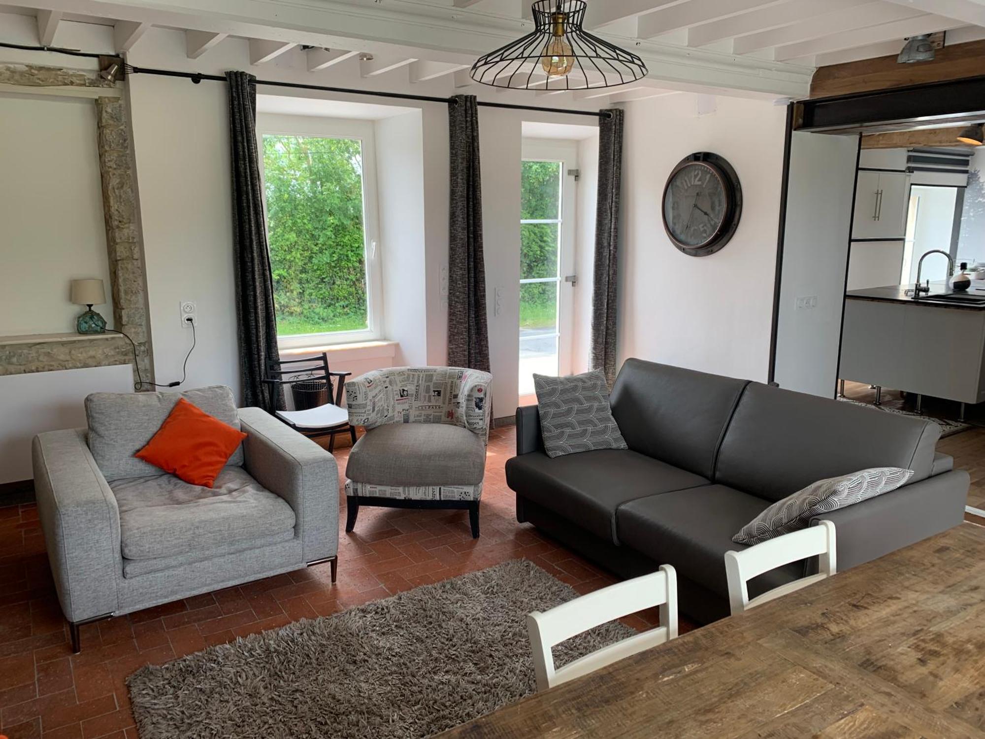 Comfortable House For 6 Guests In Saint-Come-Du-Mont Villa Eksteriør billede